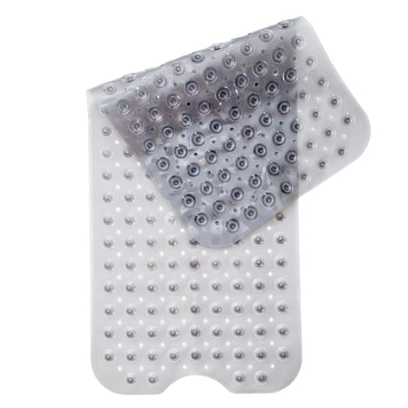 Wehilion Extra Long Bath Tub Shower Mat Clear Non-Slip Safety Anti Skid Shower Protection Large Bathroom Accessories Gray 16 *40 Wehilion Extra Long Bath Tub Shower Mat Clear Non-Slip Safety Anti Skid Shower Protection Large Bathroom Accessories Gray 16 *40