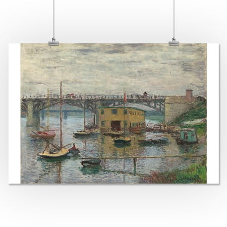 Bridge at Argenteuil on a Gray Day - Masterpiece Classic ...