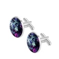 thumbnail image 2 of Wolf Elegant Stainless Steel Shirt Cufflinks for Formal Attire - for Weddings and Business Meetings, 2 of 6