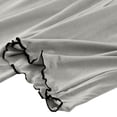 thumbnail image 4 of Wide Leg Pants for Women BWASD Casual Modal Soft Plus Size Baggy Elastic Waist Trousers Solid Color Pajama Pants Simple Loungewear Sleeping Wear (Grey,L), 4 of 9