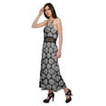 thumbnail image 4 of Moomaya WoMen's Sleeveless Maxi Dress With Trim Lace Spaghetti Strap Summer Wear, 4 of 6