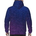 thumbnail image 7 of Pofeuu Neon Glitter Print Mens Casual Hooded Collar Drawstring Hoodies Pullover Sweatshirts Casual Long Sleeve Shirts-4X-Large, 7 of 7