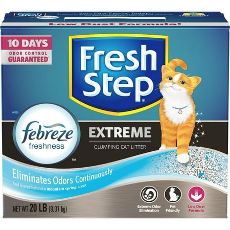 Fresh Step Odor Eliminator With Febreze Freshness Cat Litter, 25 Lb.
