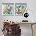 thumbnail image 3 of Stupell Industries Eclectic Flower Bundles Floral Painting White Framed Art Print Wall Art, 24 x 24, Set of 2, 3 of 8