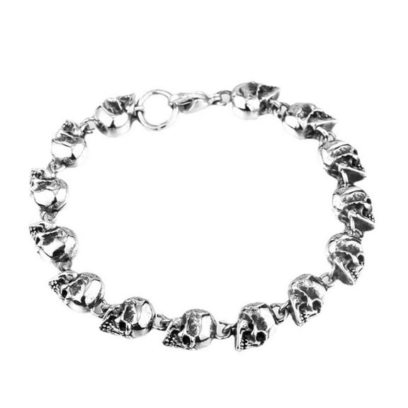 Skull Designs Metal Bracelet for Men and Women with Taste for Elegant Styles