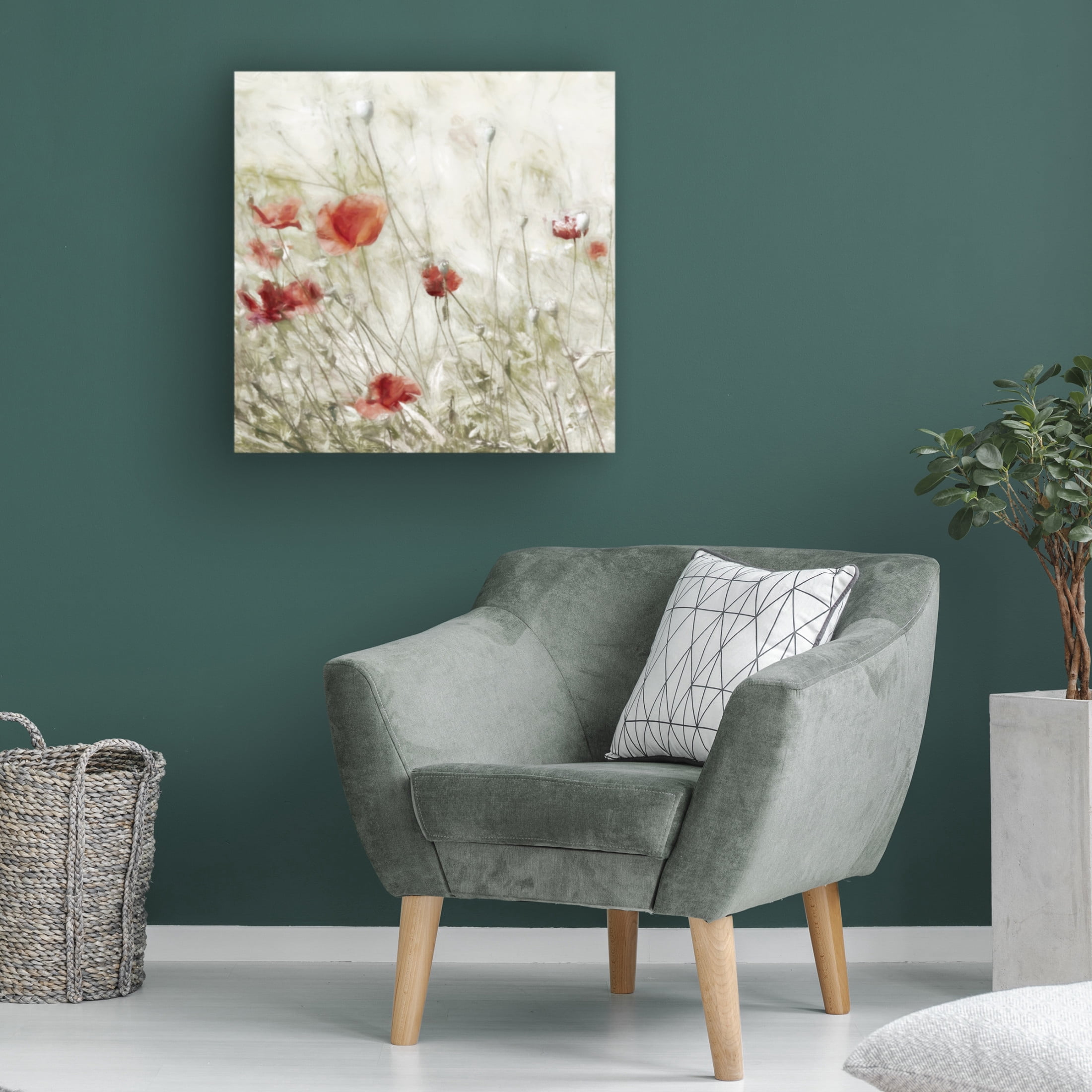 Trademark Fine Art Gilbert Claes  Corn Rose Canvas Wall Art
