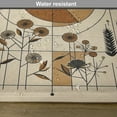 thumbnail image 5 of Ambesonne Mid Century Modern Place Mats Set of 4, Esoteric Rounds, Standard Size, Grey Yellow Pale Brown, 5 of 5