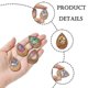 thumbnail image 2 of Pendants For Women 14Pcs 7 Colors Walnut Wood Resin Pendants with Glitter Powder 26-27s, 2 of 5