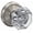 Satin Nickel, variant on Schlage Custom FC21 ALX 608 ALD Alexandria Glass Knob with Alden Trim Hall-Closet and Bed-Bath Lock, Satin Brass