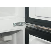 Arctic Chef 10 Cu. ft. Retro Refrigerator, Top Mount Apartment-Size Fridge, Black