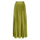 thumbnail image 2 of TaTaai Women Fashion Casual Solid Color Elastic Waist Pleated Ankle Length Skirt Lightweight Breathable Soft Fabric Machine Washable No Fading Versatile Daily Office Street Wear Maxi Skirt Gift, 2 of 7