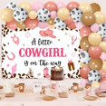 thumbnail image 3 of Cheereveal Cowgirl Baby Shower Party Decoration Kits with Balloon Arch, Rubber Pink, 3 of 7