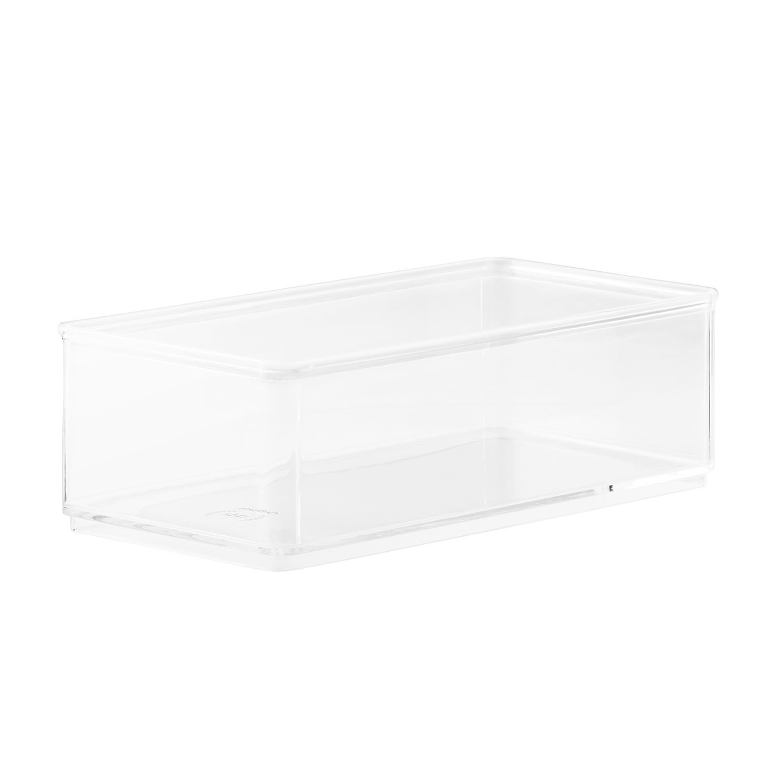 The Home Edit Large Clear Storage Bin Inserts, 4 Pack, 9.37" x 4.68" x 2.95" - image 2 of 7