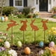 thumbnail image 5 of Garden Flower Pot Decorations Outdoor Courtyard Inserts Wrought Iron Silhouettes, 5 of 6