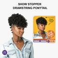 thumbnail image 2 of Ebo Instant Pony Synthetic Heat Resistant Draw String Ponytail Show Stopper Bounce Twist 6” ( T1B/27 Off Black/Honey ), 2 of 6