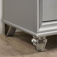 thumbnail image 4 of Furniture of America Plumley Contemporary Solid Wood 5-Drawer Chest in Silver, 4 of 4