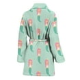 thumbnail image 2 of Cute Mermaid Pattern Women Bathrobe One Size Univeral Fits Fashion Lightweight Plush Fleece Long Robe For Women, 2 of 3