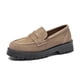 thumbnail image 1 of AIYUQI, zapatos de primavera para mujer, estilo británico, suela gruesa, estilo universitario, mocasines informales, zapatos de moda de cuero genuino para niñas, WHSLE MTO Tan Jianjun  unisex, 1 of 2