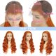 thumbnail image 3 of Peluca BXW Wear and Go Ginger Orange Body Wave HD Lace 180%, 3 of 6