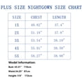thumbnail image 6 of 3 Pack Nightgowns for Women Plus Size Sleeveless Print Nightshirts Crew Neck Sleepshirt Soft Sleepwear 1X-5X, 6 of 6