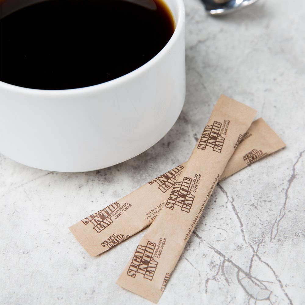 100 Pack of Organic Cane Brown Sugar Packets for Coffee in Nepal at NPR