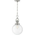 thumbnail image 5 of 60/6672-Nuvo Lighting-Skyloft-1 Light Pendant-9.88 Inches Wide by 17.63 Inches High-Polished Nickel Finish    -Traditional Installation, 5 of 6