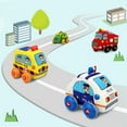 thumbnail image 4 of Travelwant Kids Pull-Back Vehicle Set - Soft Baby Toy Set With Cars and Trucks, 4 of 8