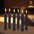 thumbnail image 4 of Velas LED Intermitentes Pilar Eléctricas Parpadeantes Sincronización 6 Uds., 4 of 9