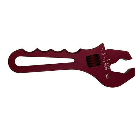 

Julam Small Crescent Wrench AN3-16 Adjustable Wrench Lightweight Aluminum Spanners Practical Handy Car Repair Tools for Taps Valves Pipes Radiators Boilers Wheels clean