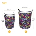 thumbnail image 4 of KLL Retro Cassette Music Waterproof Foldable Laundry Hamper Bucket with Handles for Storage Bin,Kids Room,Home Organizer (Small ), 4 of 7
