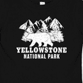 thumbnail image 4 of Inktastic Yellowstone National Park with Bear Mountains and Trees Boys or Girls Baby T-Shirt, 4 of 5