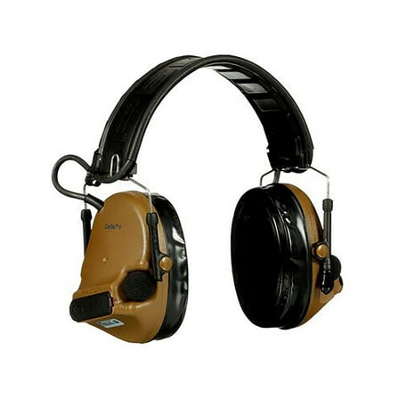 Peltor ComTac V Hearing Defender Electronic Ear Muffs Coyote Brown