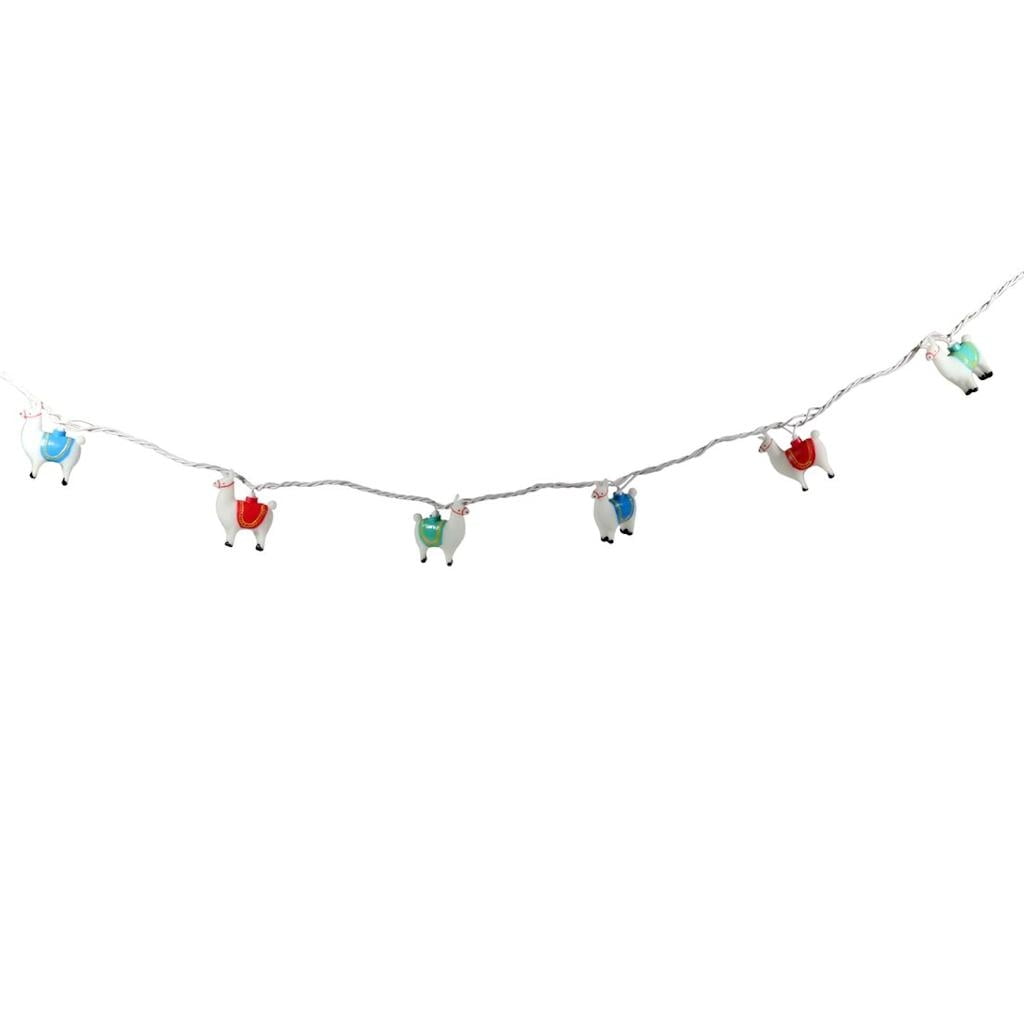 Dennis East 70309 - 8.5' White Wire Llama String Set (Llamas String Lights Size: 8.5') - Walmart