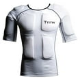 thumbnail image 2 of The TITIN Force Weighted Shirt System - 8 Lbs Of Hydro-Gel Inserts - 1 14-Pocket Inner Compression Shirt - 1 Outer Compression Shirt (Medium, White), 2 of 4