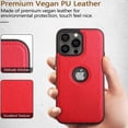 thumbnail image 3 of for iPhone 14 Leather Case, Slim Luxury PU Non-Slip Shockproof Protective Cover Phone Cases for iPhone 14, 3 of 8