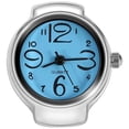 thumbnail image 2 of Reloj anillo azul TempusBlue 2Pzas Unitalla Ancho del anillo: 2.6 cm Largo del anillo; 2.5 cm Acero Inoxidable&nbsp;Plata-Azu, 2 of 2