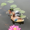 thumbnail image 4 of Mandarin Duck Statue Ornament Pool Sculpture Decoration Resin Multicolor Durable Decoy Artificial Animal Sculptures, 4 of 13