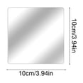 thumbnail image 3 of Kmonabie Peel Stick Acrylic Mirror Wall Stickers, High Definition Shatterproof DIY Decorative Mirror Tiles, 3 Sizes for Bathroom Home Decoration, 3 of 6
