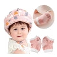 thumbnail image 4 of Cascos Para Bebes Antigolpes Seguridad Bebes + Rodilleras Modelo Rosa, 4 of 4