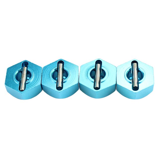 Adaptador de transmisión Zulema de Bujes hexagonales de rueda 4x con pasadores Azul