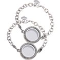 thumbnail image 4 of 2pcs pulsera de mujeres elegante muñequera cadena de muñeca de muñequera de brazalete decorativo para regalo, 4 of 6