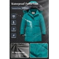 thumbnail image 4 of Chrisuno Big Girl's Long Winter Coat Parka Water Resistant Warm Kids Insulated Puffer Outerwear Snow Jacket Teal Blue 10-12, 4 of 5