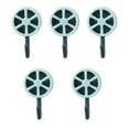 thumbnail image 1 of facefd 1/2/3/5 Dido 5pcs Storage Hooks Lemon Shape Wall Hangers Waterproof Sticky for Kitchen Bathroom Blue 1 Pc, 1 of 6