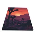 thumbnail image 2 of 12x16 inch Oil Paintings On Canvas Sunset Desert And Trees,Rustic Yard Garden Wall Decor Painting Prints,Indoor Bedroom,Living Room,Study,Yard Decor Canvas,Classic Sunset Desert Decor Poster, 2 of 6
