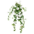 thumbnail image 2 of Hydrangea Artificial Flowers 24 Bunches Artificial Morning Glories,Uv Resistant Faux Outdoor Flowers for Indoor/Outdoor Hanging Flowerpot And Window Decorations (B), 2 of 6