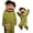 Green#581, variant on Halloween Costume Big Mouth Monster Onesie, Silly Matching Pajamas, One Piece Loungewear for Adults, Cozy Sleepwear for Halloween Gatherings and Relaxing at Home, No Shoes or Comb Included,Green S