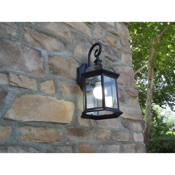 Adalyn 1 Light Exterior Lighting in Black Finish
