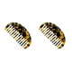 thumbnail image 4 of Soidarity Peine geométrico ligero y compacto para una cómoda experiencia de peinado y fácil de llevar Peine de tablero de acetato Leopard Leopardo 2Conjunto, 4 of 6
