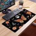 thumbnail image 6 of Mouse Pad,Desk Mat,Computer Mouse Pad + Cute Coasters,35.4"x15.7" with Non-Slip Black Rubber Base Mouse Pad,for Mouse Pads for Laptop,Gaming Office & Home,Washable Mousepad,Butterfly and Moon, 6 of 6