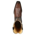 thumbnail image 6 of El General Men's Exotic Ostrich Leather Cowboy Boots - Brown 45076, 6 of 6